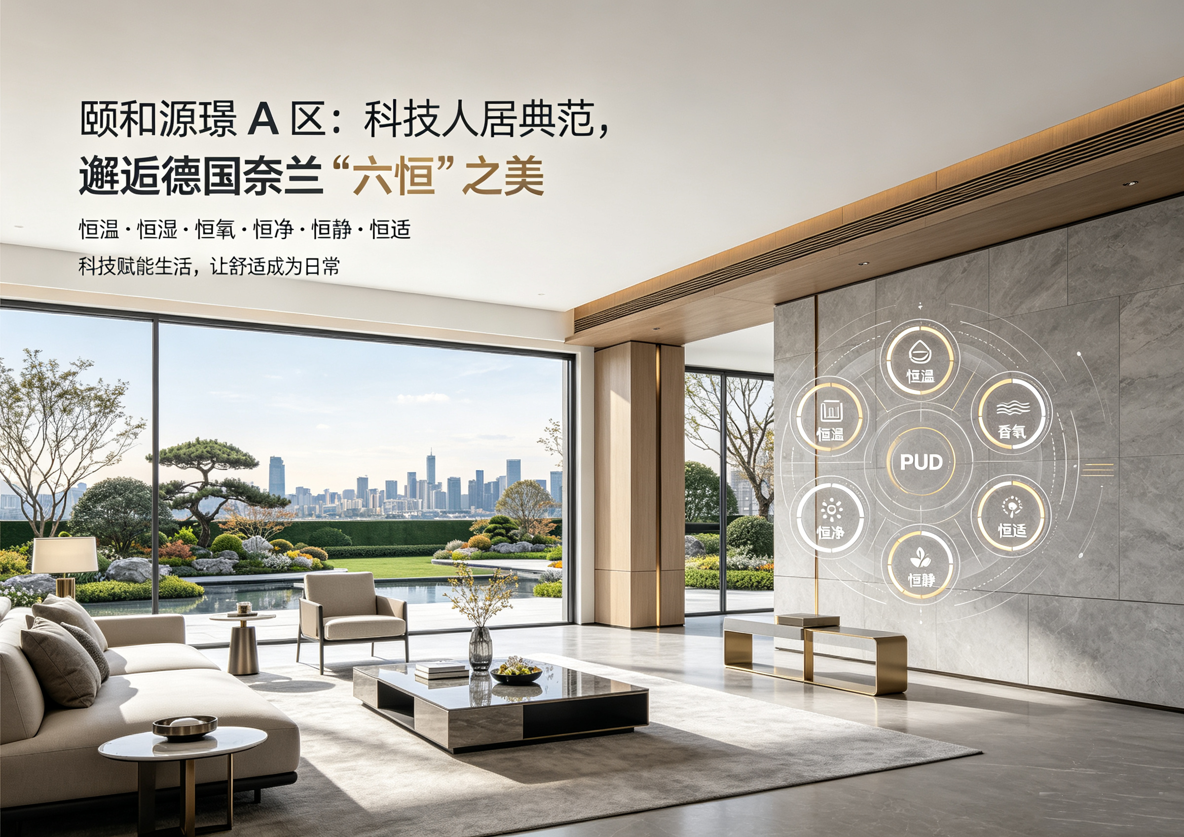 颐和源璟 A 区：科技人居典范，邂逅德国奈兰 “六恒” 之美